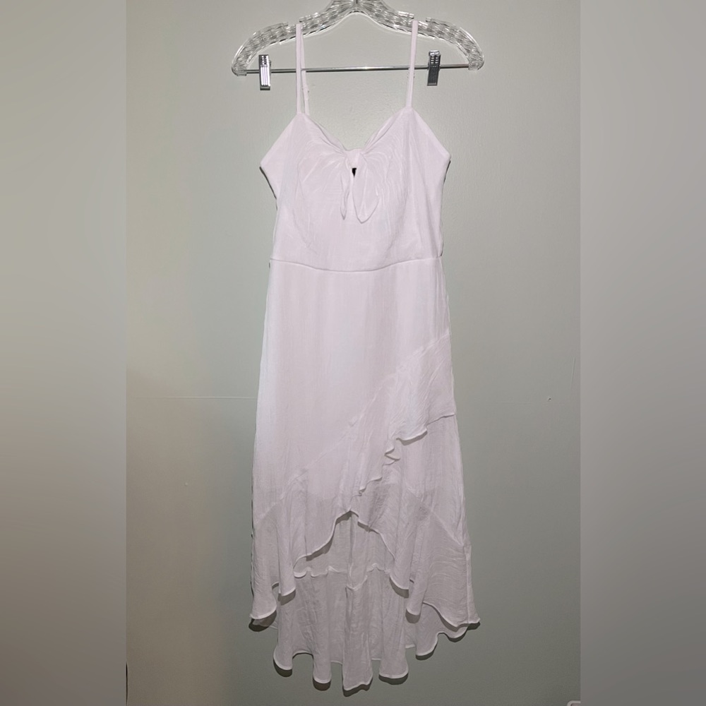by&by White High-Low Dress